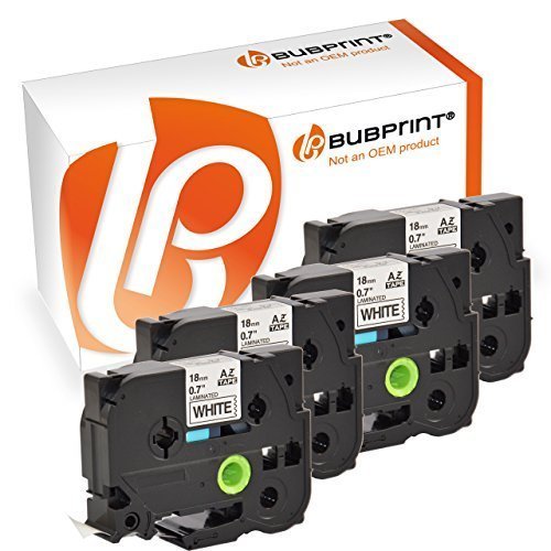 4x Schriftband kompatibel für Brother TZ241 TZ-241 18mm SET
