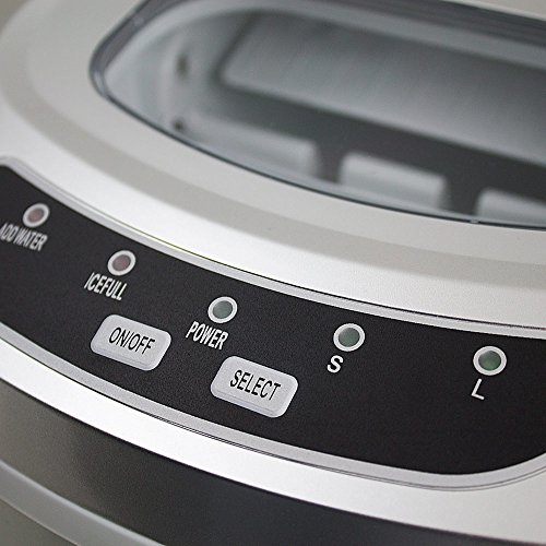 Eiswürfelmaschine Eiswürfelbereiter Eiswürfel Ice Maker Eis Maschine (Schwarz) - 7