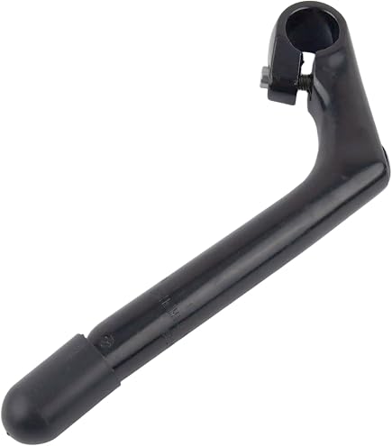 Attacco Manubrio A Collo D'oca In Alluminio Per Bici – Lunghezza Stelo 180 Mm, Estensione 100 Mm, Per Forcella 22,2 Mm E Manubrio 25,4 Mm (argento)
