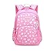 Produktbild Cxmm Schultaschen Kids Bookbags Teens Hearts Print Schulrucksäcke für Mädchen Kids Elementary School Bags Bookbag (Farbe: Pink, Größe: 45 * 30 * 16cm)
