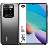 Xiaomi Redmi 10 2022 Smartphone, 6.5" FHD+ DotDisplay, MediaTek Helio G88, AI Quad-Kamera (4GB + 128GB, Carbon Gray)