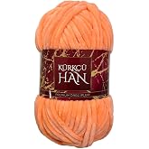 K&uuml;rk&ccedil;&uuml; Han Kadife İp 50 gr%100 Polyester Microfiber &Ccedil;ok Kalın Kadife &Ouml;rg&uuml; İpi &ndash; Amigurumi, Battaniye, Yastık ve Ev Dekorasyon