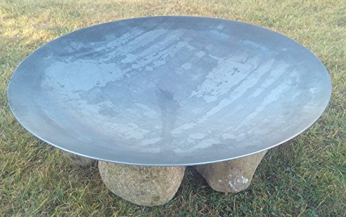 Feuerschale 100 cm Lagerfeuer Eisenschale gewölbte Scheibe 1000 mm SMD1000 - 2