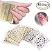 RUIMIO Nail Stickers Decals 3D Nail Art Designs 30 Sheet