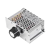 (ajustar de 10 V A 220 V) EL Campo de tensión ajustable puede SER realmente Regular y ajustable de 10 V A 220 V, haciéndolo más idóneo para los Electrodomésticos necesarios de baja tensión para pilotar EL hilo de calentamiento.
