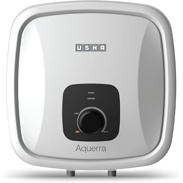 Usha Aquerra 10 Litre 5 Star Storage Water Heater (White), Wall Mounting :  Amazon.in: Home u0026 Kitchen