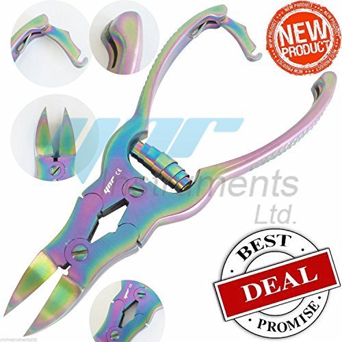 CANTILEVER Titanium Toe Nail Clippers Nippers Cutters Podiatry Chiropody Instruments 6"