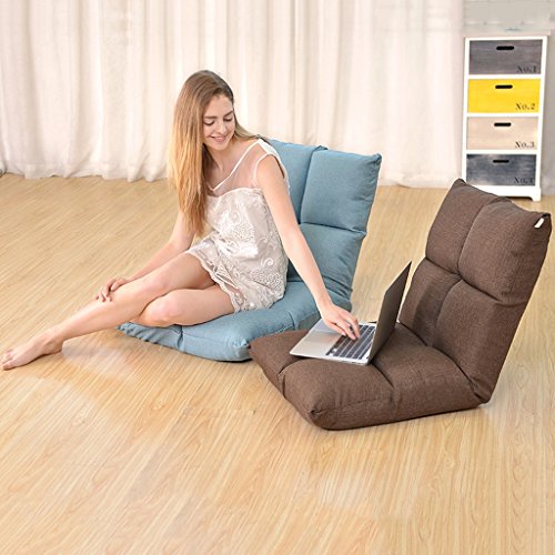 LRSF Lounger Sofa Einfache Moderne Schlafsaal Bay Fenster Boden Sofa Bett Computer Stuhl Rückenlehne Liege Einzigen Kleinen Sofa Klappliege Sofa ( Farbe : 6# )