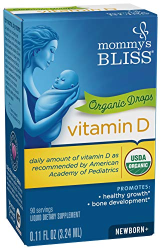 MOMMYS BLISS - Vitamin D Organic Drops - 0.11 fl. oz. (3.24 ml)
