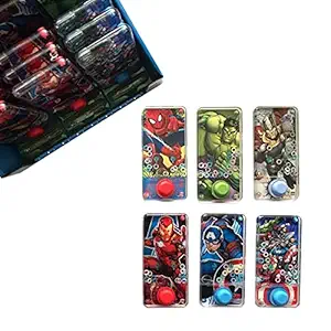 MINtile Transparent Water Game for Kids | Water Console Game for Boys | Ring Game | Handheld Game | Water Video Game for Kids | Water Plastic Toy (Single Button)