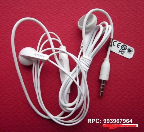 Auriculares   manos libres Stereo Originales Sony MH410c para Sony Xperia E  Xperia J  Xperia P - Color blanco