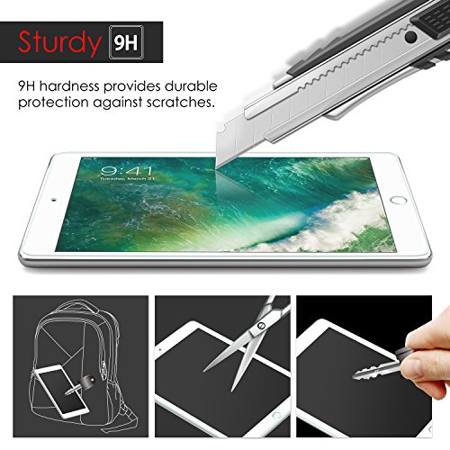 MoKo Folie für Neu iPad 9.7 Zoll 2017 – HD 9H Panzerglas Hartglas Displayschutzfolie Glas Display Schutzfolie Displayschutz für New iPad 9.7″ 2017, iPad Pro 9.7″, iPad Air 2 , iPad Air Tablet, Klar - 2