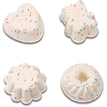 4 Stampi In Silicone Per Muffin E Dolci - Pirottini Riutilizzabili Antiaderenti Per Forno E Microonde - Foto 9