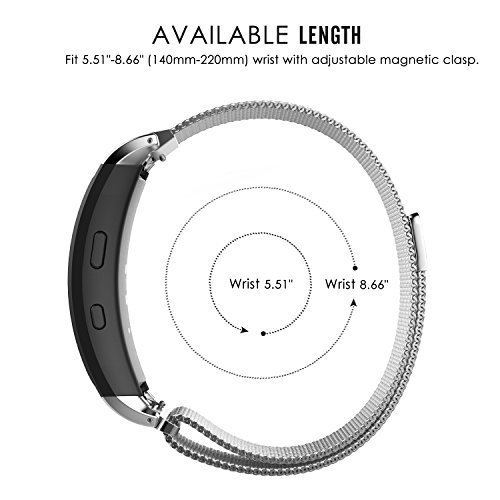 MoKo Samsung Gear Fit2 y Fit 2 Pro Correa de Reloj Pulsera Milanesa Loop Correa Acero Inoxidable Brazalete SmartWatch Banda Conector para Samsung Gear Fit 2 Pro Smartwatch Plateado reviews MoKo Samsung Gear Fit2 y Fit 2 Pro Correa de Reloj Pulsera Milanesa Loop Correa Acero Inoxidable Brazalete SmartWatch Banda Conector para Samsung Gear Fit 2 Pro Smartwatch Plateado