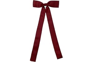 AUSUAYA Nœud papillon long pour femme, réglable en satin occidental pour décoration de t-shirt, cadeau de Saint-Valentin GB-WT-01