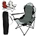 Produktbild Linxor ® Camping faltstuhl klappstuhl mit getränkehaltern + Transporttasche – 3 Farben – EG-Norm