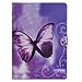Produktbild iPad Air 2 Hülle, iPad 6 Hülle, Grandoin(TM) Retro Leder Foliant Buch-Stil-Art-stehender stoßabfangende Hülle, ausgezeichnete Qualität hübsche bunte elegante Muster-erstklassiges PU-Verschluss Design exakte vollkommend schützende Schnapphülle, passend für iPad Air 2/iPad 6 mit Ständer-Funktion
