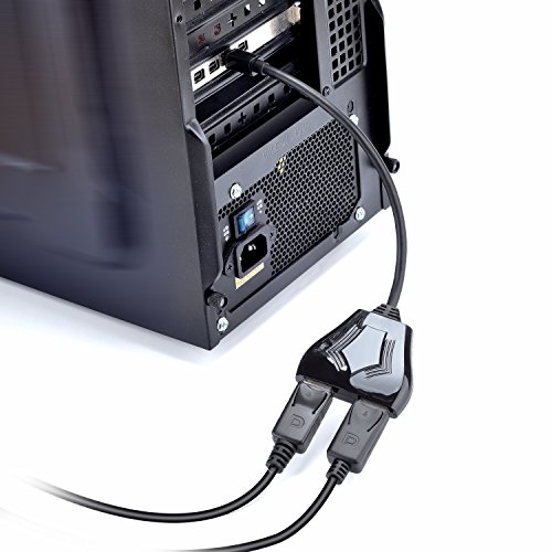 V.TOP MST Hub – Mini DisplayPort auf 2 x Displayport(4K x 2k, Schwarz) - 5