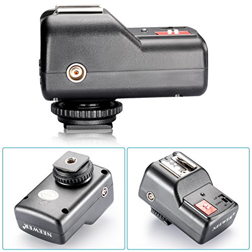 Neewer 4 Canaux FM Radio D  clencheur    Distance Sans Fil Pour Flash pour Canon 580EX II 580EX 550EX 540EZ 520EZ 430EX 430EZ 420EX 420EZ 380EX  Nikon SB-800 SB-600 SB-28 SB-27 SB-26 SB-25 SB-24  Olympus FL-50 FL36  Pentax AF-540 FGZ AF-360 FGZ AF-400 FT AF-240 FT  Sigma EF-500 DG Super EF-500 DG ST EF-430  Sunpak Auto 2000DZ 622 Pro 433AF 433D 383 355AFm 344D 333D  Vivitar 285HV et d   Autre Flash avec Sabot Universel  1   metteur   3 R  cepteur 