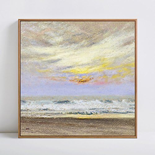 Simple and modern Scandinavian living room Triple decorative painting from landscape/ wall hanging picture-A 60x60cm(24x24inch)