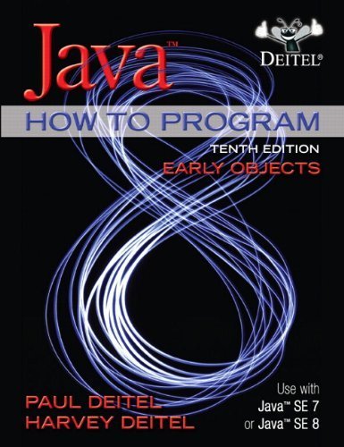 Java How to Program, Early Objects plus MyProgrammingLab with Pearson eText -- Access Card Package (10th Edition) 10th edition by Deitel, Paul, Deitel, Harvey (2014) Paperback