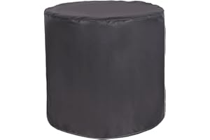 DKLE Housse De Meuble Salon De Jardin Couverture De Protection 120x75cm, Bâche Table Jardin Ronde, Housse De Table Jardin Etanche, Housse De Mobilier D'extérieur Imperméable