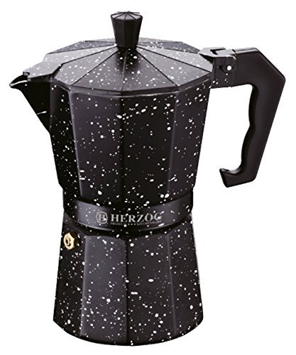 Herzog® Premium Espressokocher Kaffeekocher Mokkakocher 6 Herzog® Premium Espressokocher Kaffeekocher Mokkakocher 6 Bilder