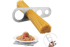 CLVEDU 1PCS Stainless Steel Spaghetti Measure Tool 4 Holes Pasta Measuring Portion Control Gadgets Kitchen Accessories