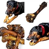 12 Hundeknochen vom Schwein mit Fleisch Kauknochen...