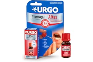 Urgo - Aftas Filmogel - Tratamiento Líquido de llagas y pequeñas heridas bucales - Frasco de 6 ml