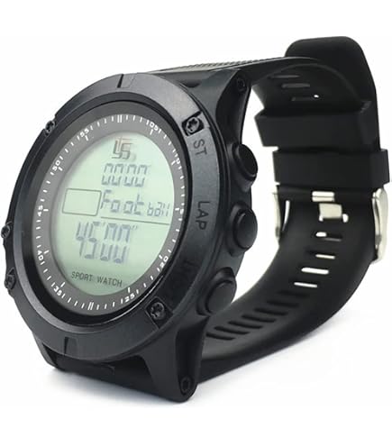 Fdit Chronomètre sport Montre de Compte à Rebours Sport Numérique Chronomètre Minuterie pour
