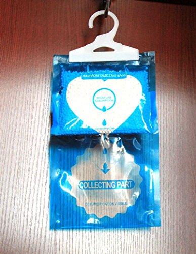 TRIXES 5er Pack Luftentfeuchter für Kleiderschrank, Auto, Caravan, Wohnwagen, Keller, Schrank, Feuchtigkeitssammler - 2