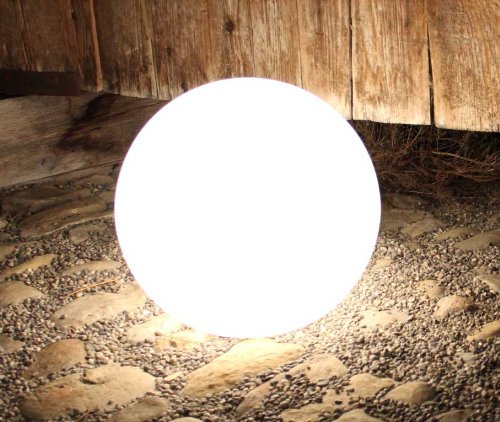 Kugelleuchte, Gartenkugel, GlowOrb white, 38cm Ø, 10475