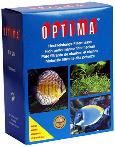 OPTIMA Fk20 Filtre de Charbon pour Aquariophilie 2000 ml