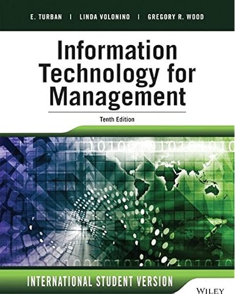 Information Technology For Management Advancing Sustainable