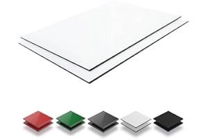 TMPPRO ALU Verbundplatte Alu Panel Sandwichplatte, verschieden Größen, für z.B. Fassadenverkleidung, hochwertige Zusammensetzung, wartungsfrei, einfache Reinigung, 3 Schichten, anthrazit in 3mm 50x110cm