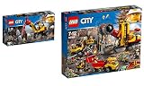 LEGO City 2er Set: 60185 Power-Spalter + 60188 Abbaustätte