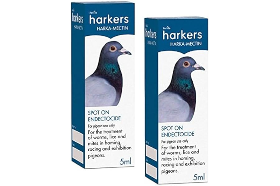 Harkers X2 Harkamectin 5ml for external & internal parasites of pigeons