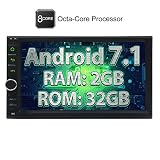 Android 7.1 32 GB + 2 GB coche Radio estéreo con Bluetooth GPS...