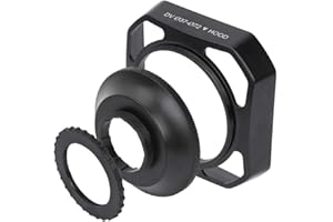 Tosuny 37mm/72mm DV Capuchon d'objectif Cache-Objectif Protecteur d'objectif pour caméra vidéo numérique, amélioration de la clarté d'image et de la Reproduction des Couleurs