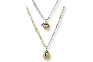 BABY SHELL Bola de grossesse avec perles de lithothérapie - Collier de femme enceinte avec énergie
