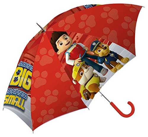 Kids Paw Patrol Paraguas Clásico, 66 cm, Rojo