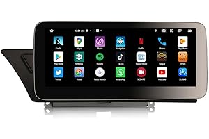 Erisin 10,25" 4GB+64GB Android 13 Autoradio Bluetooth mit GPS Navigation IPS Bildschirm Für Audi A4 A5 B8 S4 S5 2009-2016 Wireless CarPlay Android Auto DSP WiFi DAB+ USB (Niedrige Konfiguration)