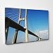 Produktbild BIG Box Art Vasco Da Gama Bridge Portugal Lisbon Canvas Print, Multi-Colour, 30 x 20-Inch/76 x 50 cm