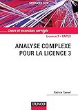 Image de Analyse complexe pour la Licence 3 - Cours et exercices corrigés