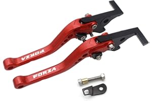 LongGreat CNC Aluminum With Parking Function Short Brake Clutch Lever Handle Adjustable For Honda Forza 300 250 125 2010-2018 2019 2020