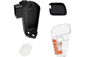 VIOKS Jarra de leche versión C con tapa de repuesto para Phіlips 421945016211 CP1199/01 – Cafetera automática para leche, depósito de leche para cafeteras automáticas LatteGo 2200 3200