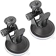 ThtRht 2 Pack Dash Cam Suction Cup Mount with 1/4 Screw Thread Windshield Camera Holder Stand for Car Dashcam GPS Driving DVR Action Camcorder Phone Bracket Video Recorder