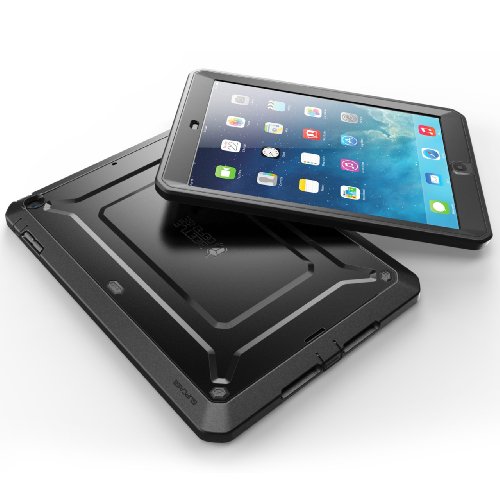 Apple iPad Air / iPad 5 Hülle – SUPCASE [Beetle Defense Serie] Gehäuse mit integriertem Displayschutz und schlagfesten Rahmen (Schwarz) - 5