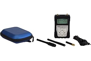 RFandEMF RF Explorer 6G Combo Handheld Spectrum Analyzer with Colored Protection Boot & Case, USB Cable & Free Downloadable Software for Windows and Mac includes RF and Wi-Fi Analyzer (Blue)
